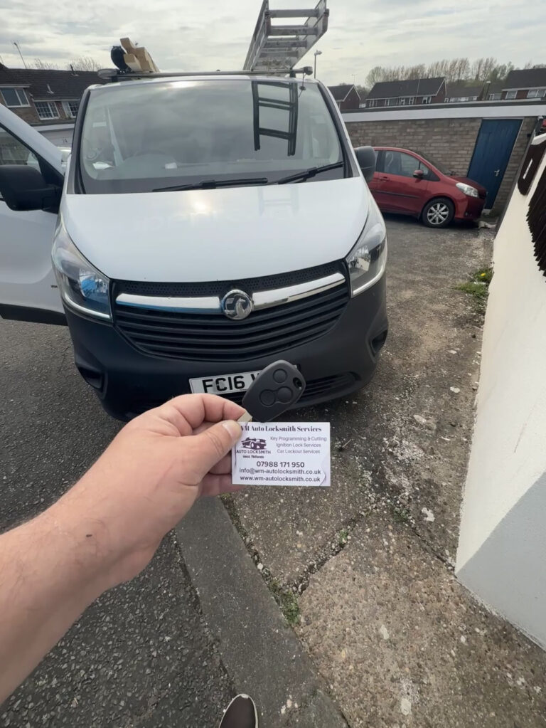 Vauxhall Lost Van Key Replacement
