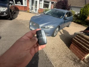 New Jaguar XF replacement key supplied and programmed by WM Auto Locksmith