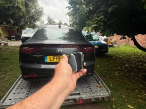 Replacement Kia Stinger smart key programmed by WM Auto Locksmith in Coventry